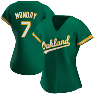 Replica Rick Monday Women's Oakland Athletics Kelly Green Alternate Jersey