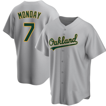 Replica Rick Monday Youth Oakland Athletics Gray Road Jersey