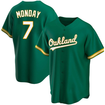Replica Rick Monday Youth Oakland Athletics Kelly Green Alternate Jersey