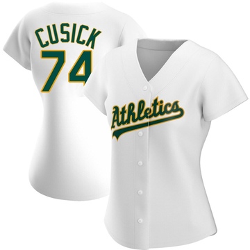 Replica Ryan Cusick Women's Oakland Athletics White Home Jersey