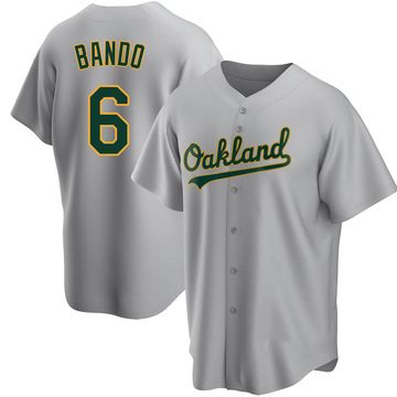 Replica Sal Bando Youth Oakland Athletics Gray Road Jersey