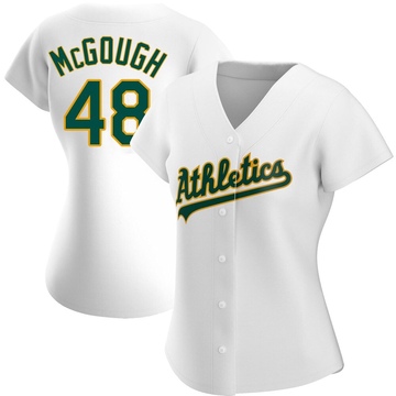 Replica Scott McGough Women's Oakland Athletics White Home Jersey