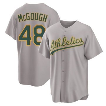Replica Scott McGough Youth Oakland Athletics Gray Away 2.0 Jersey