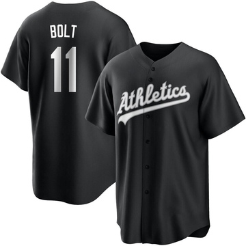 Replica Skye Bolt Men's Oakland Athletics White Black/ Jersey