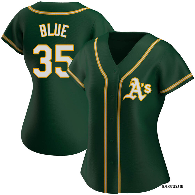 Replica Vida Blue Women's Oakland Athletics Blue Green Alternate Jersey