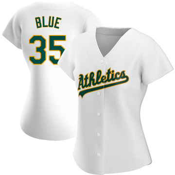 Replica Vida Blue Women's Oakland Athletics Blue White Home Jersey